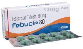 Febucip 80 mg (Febuxostat)
