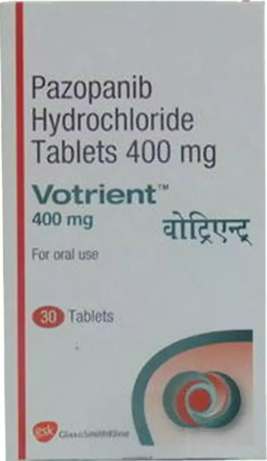 Votrient 400 mg (Pazopanib) 1 Votrient 400 mg (Pazopanib)
