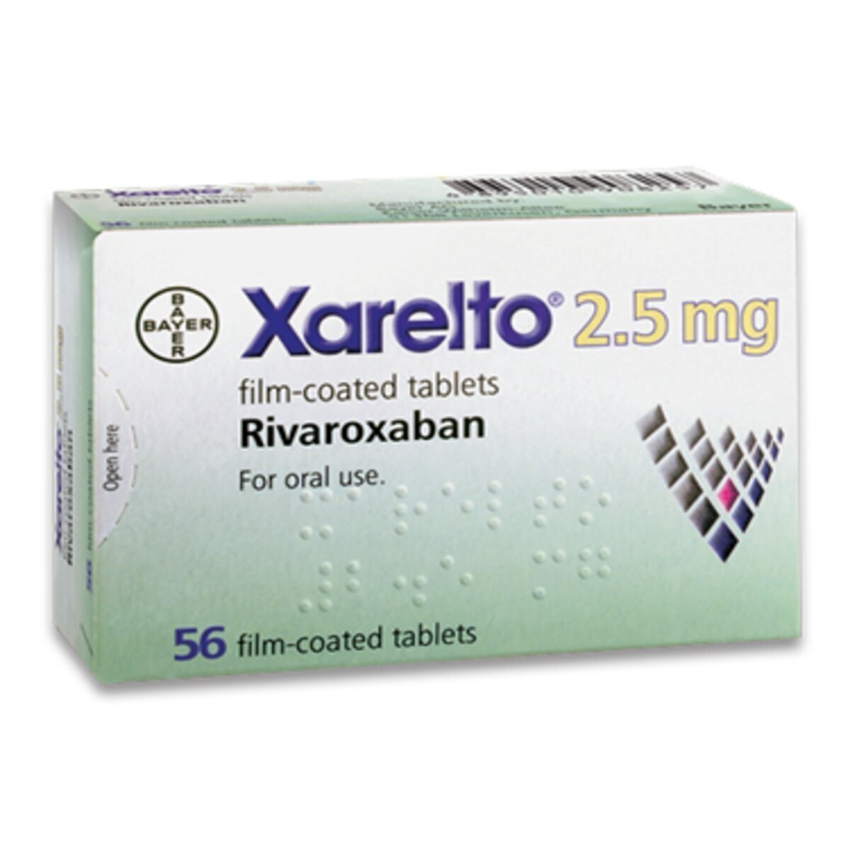 Xarelto 2.5 mg (Rivaroxaban) 1 Xarelto 2.5 mg (Rivaroxaban)