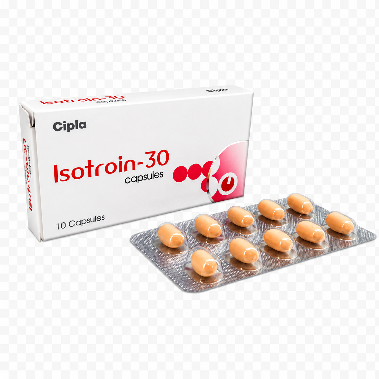 Isotroin 30 mg (Isotretinoin) 1 Isotroin 30 mg (Isotretinoin)