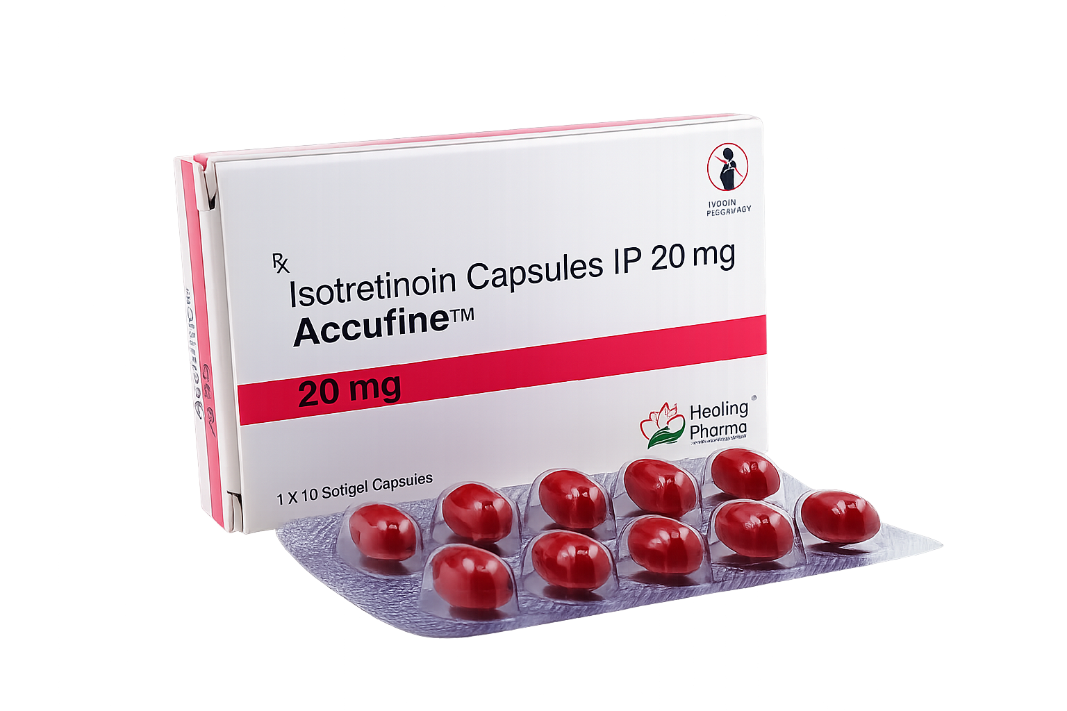 Isotretinoin 20 mg (Accufine) 1 Isotretinoin 20 mg (Accufine)