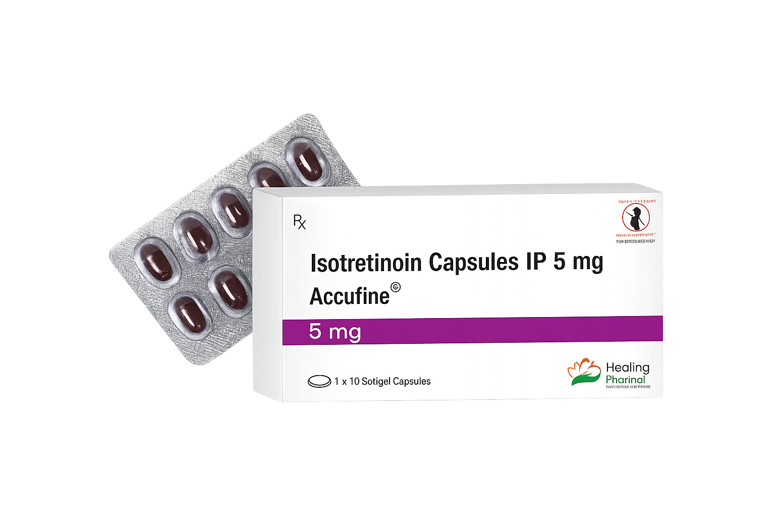 Isotretinoin 5 mg (Accufine) 1 Isotretinoin 5 mg (Accufine)